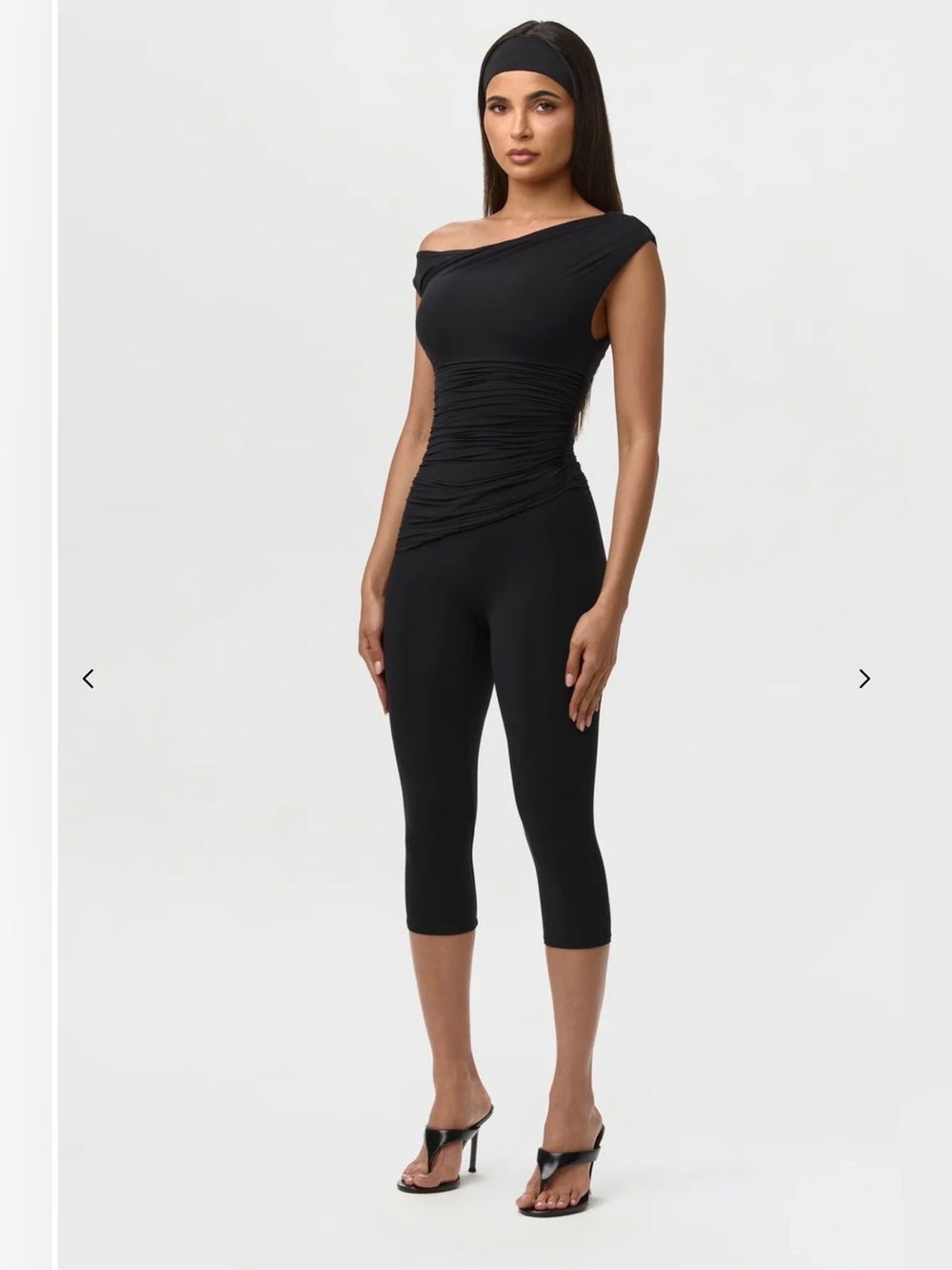 Naked Wardrobe Naked Capri Leggings Black
